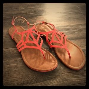 Kelly and Katie Coral Sandal